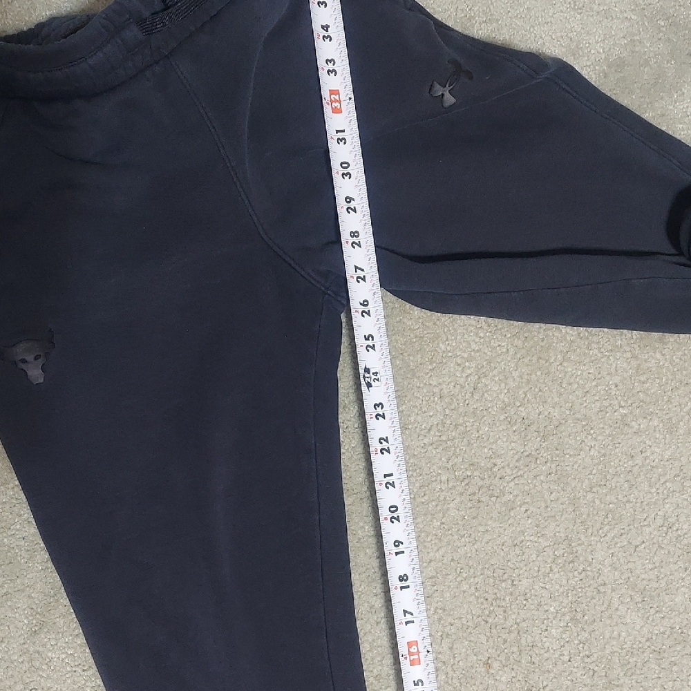 Lot of 2 Under Armour Kids Joggers Youth Large Black Fleece Athletic Pants GUC - Picture 9 of 11